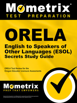 cover image of ORELA English to Speakers of Other Languages (ESOL) Secrets Study Guide
